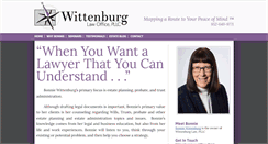 Desktop Screenshot of bwittenburglaw.com